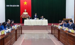 Phó Thủ tướng Vũ Đức Đam làm việc với lãnh đạo tỉnh Quảng Bình